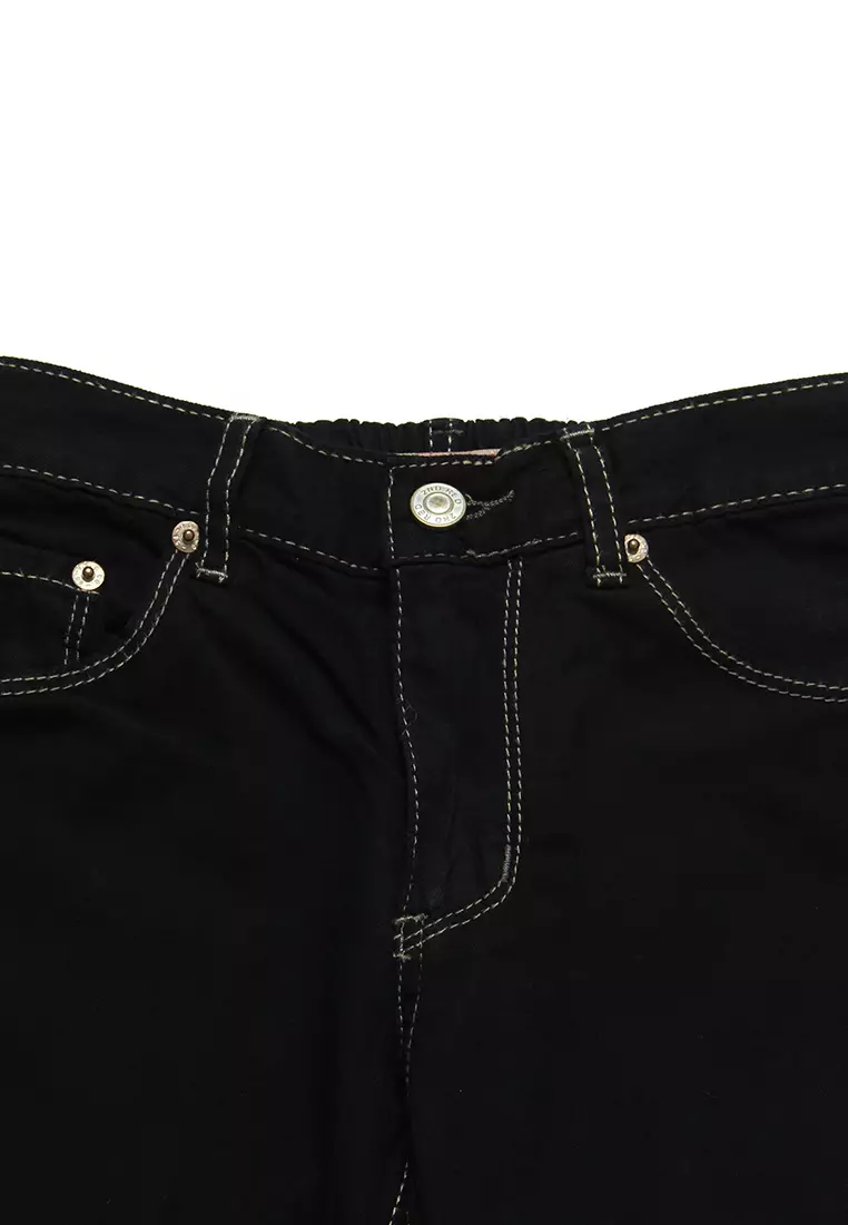 Celana Panjang Anak Laki Jeans Jogger Black - CHEERS