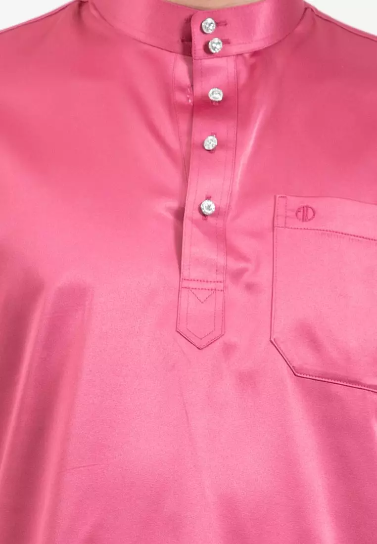 Alain Delon Slim Fit Baju Melayu - 19024006-63Violet