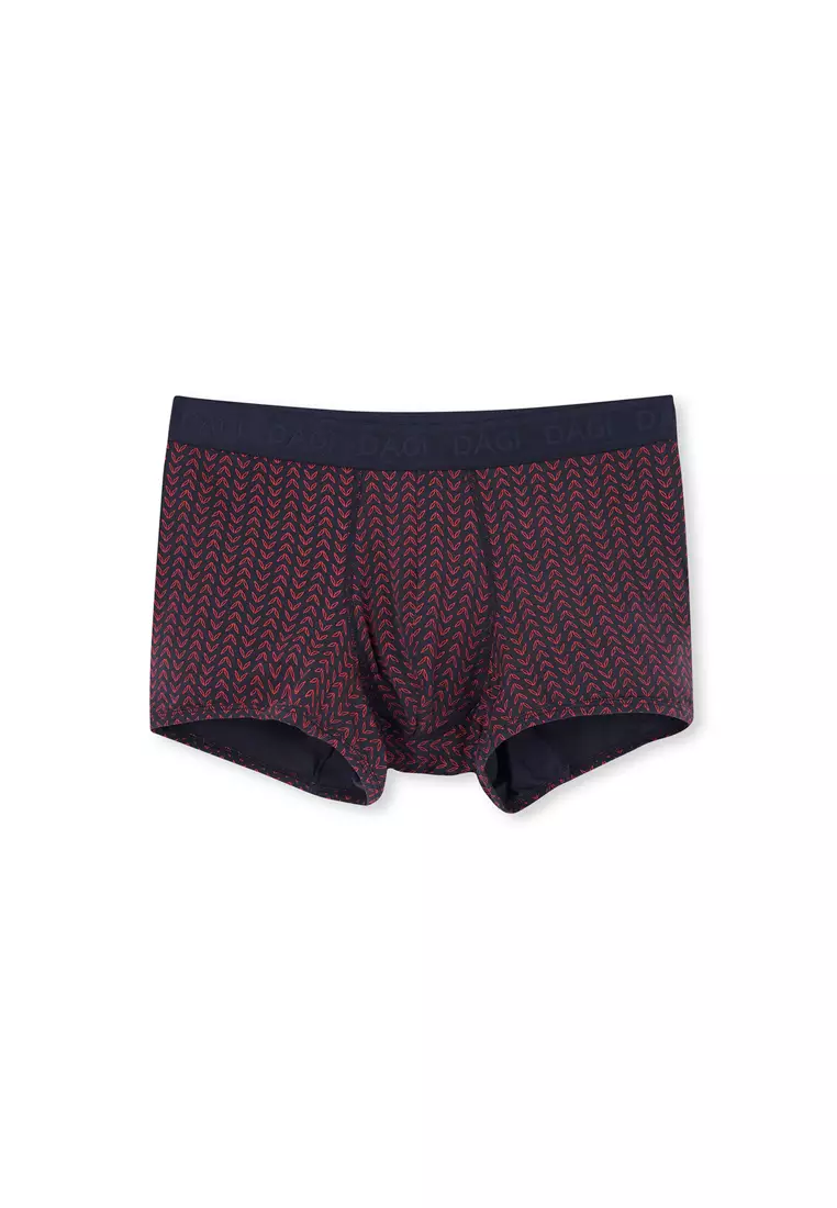 3-Pack Red-Navy Basic Boxer, Geometric Print, Underwear for Men