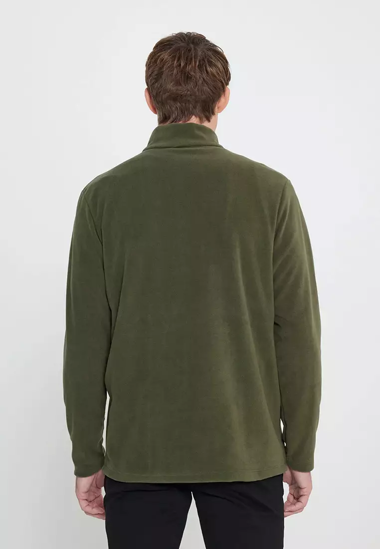 Zip Neck Polar Sweatshirt