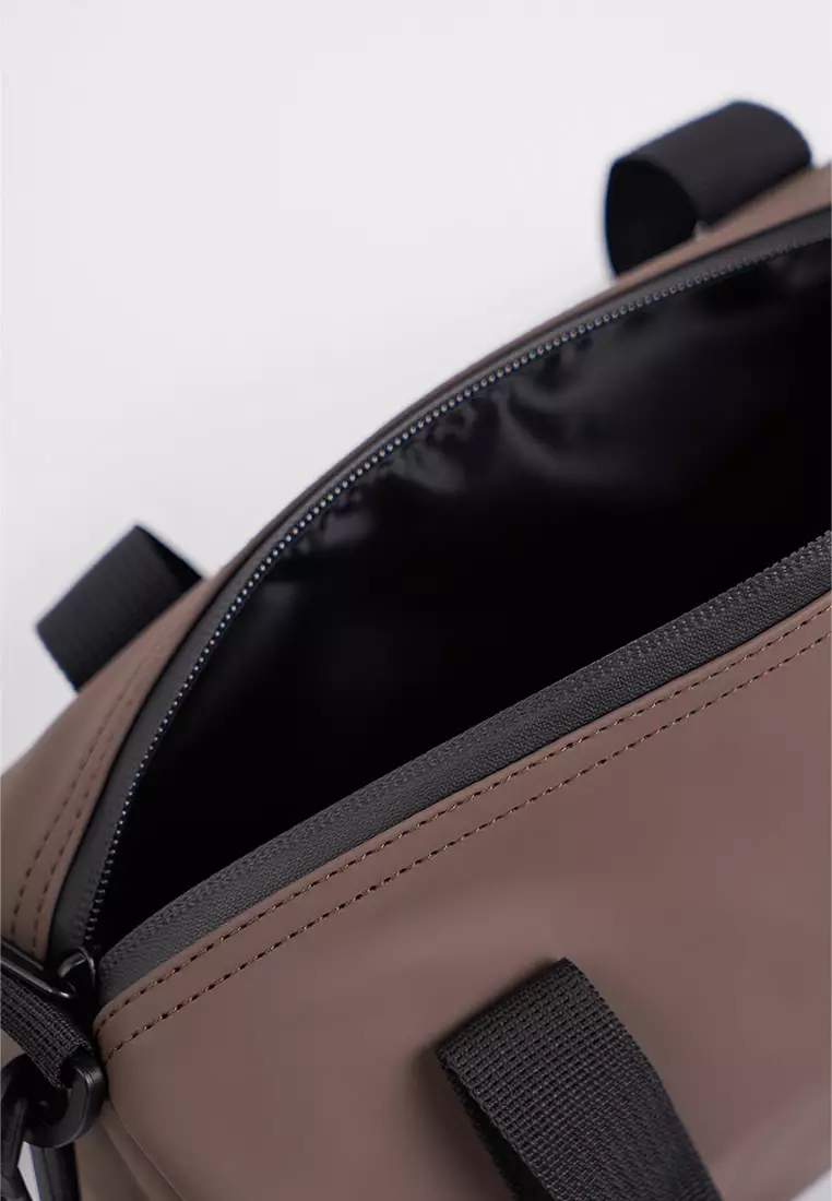 PU Coated Mini Duffle Sling Bag