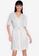 ZALORA BASICS white Button Front Pleated Back Shirt Dress 9541BAAC98A9C7GS_1