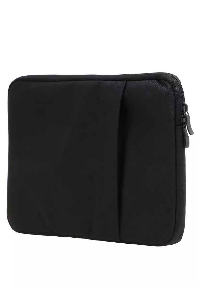 Quenty Sleeve Case for Laptop 11/12 Inch Durable Zipper Waterproof Material Nylon ORIGINAL - Black