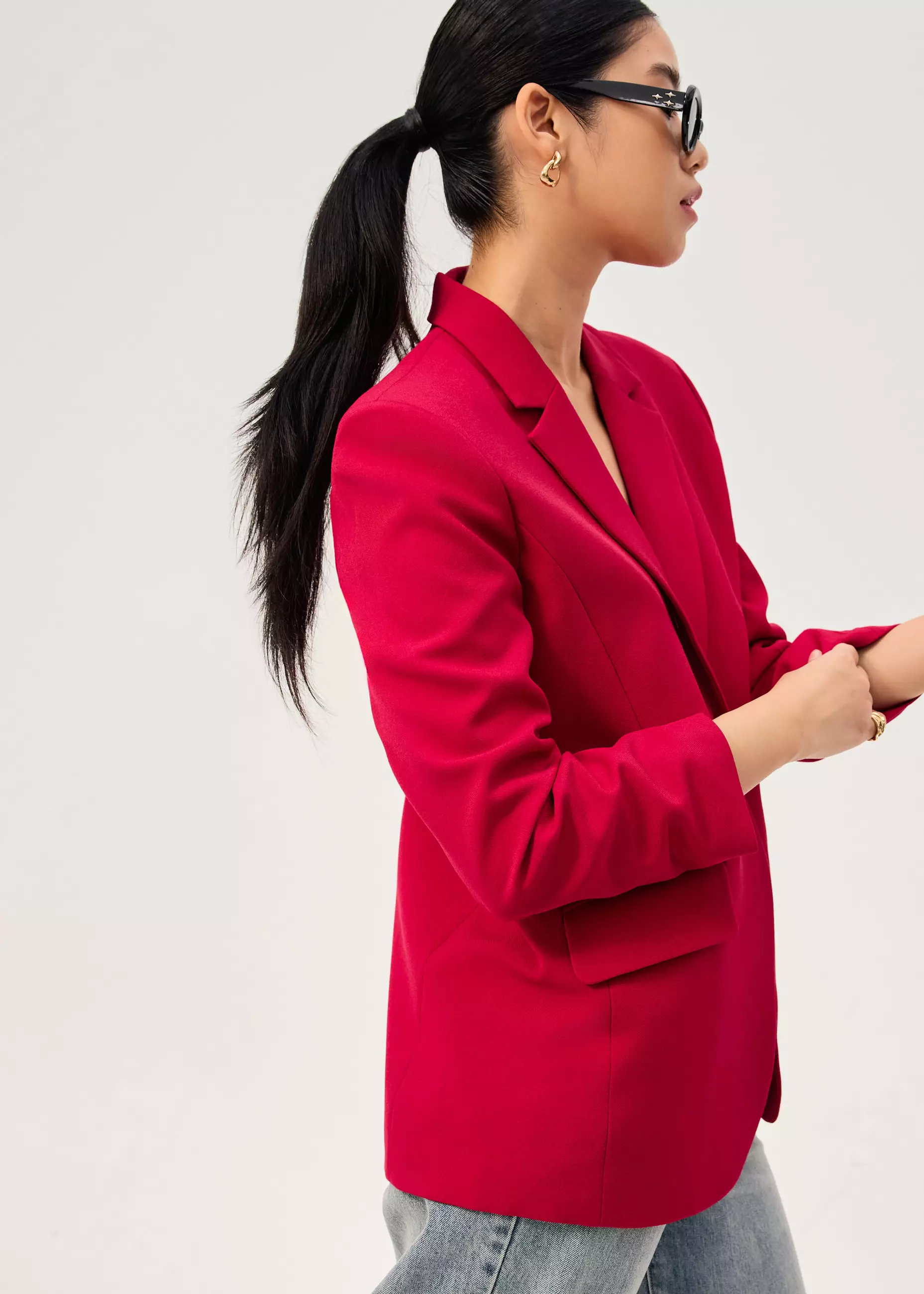 Blazer Wanita - RuchedReady™ Rachel Blazer