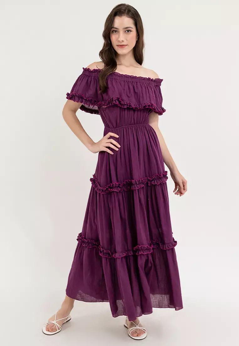 Alessandra Off Shouder Dress