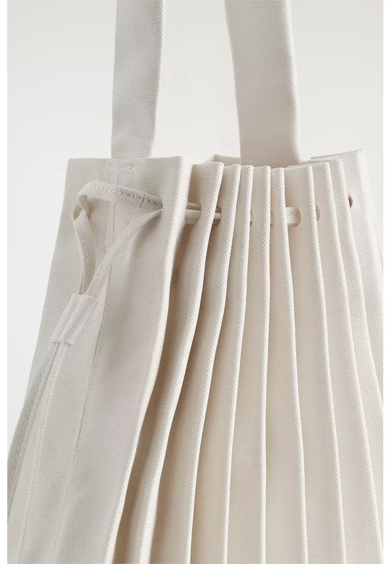 Buy COS ACCORDION TOTE BAG - CANVAS 2026 Online | ZALORA
