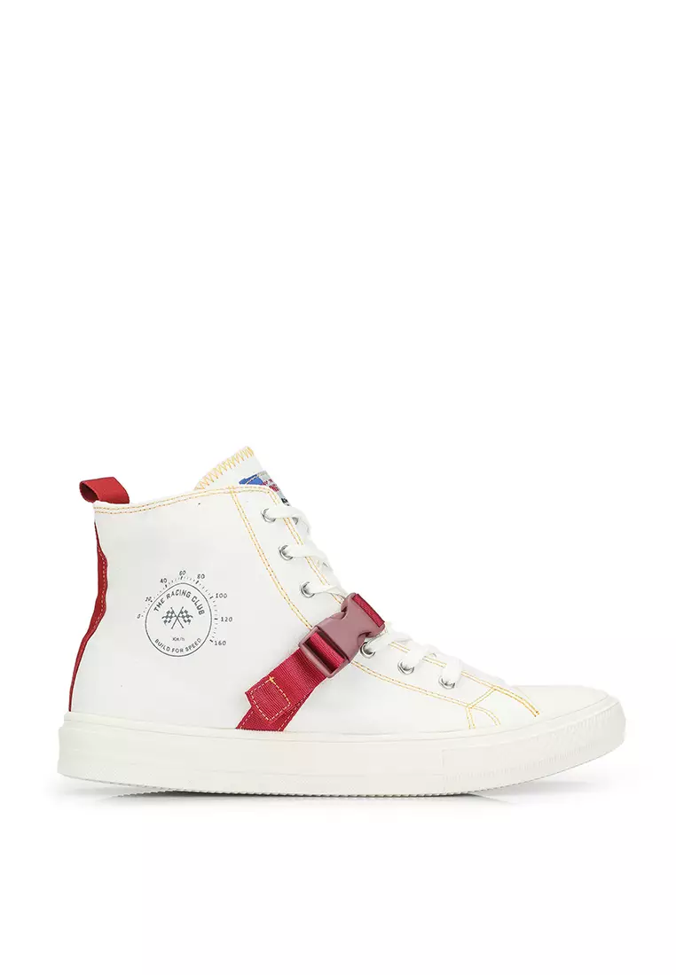 Discount on Milliot  shoes - SKU: Dw Motorsport X Milliot Tic Tac Toe Rounded Toe Sneakers