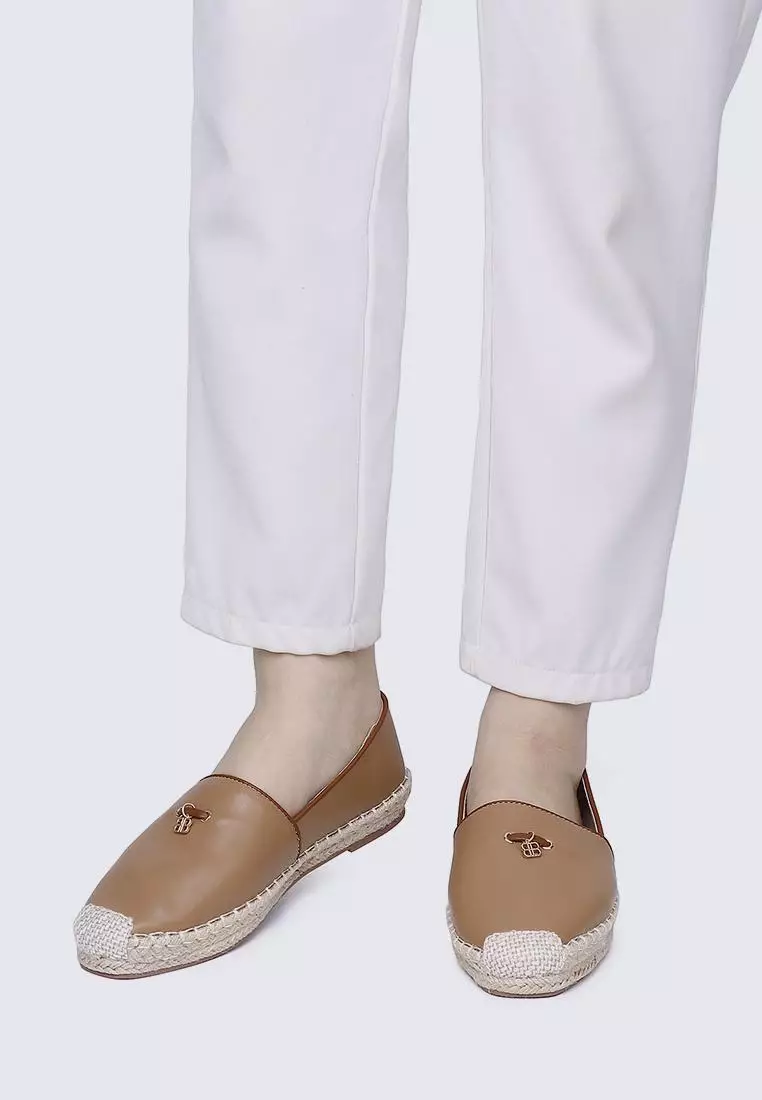 My Ballerine Roberta Comfy Espadrilles In Brown