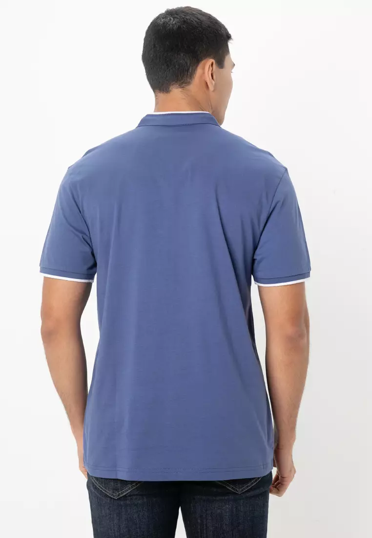 Buy Giordano Men's Henley Collar Short Sleeve Tee 01025202 Online