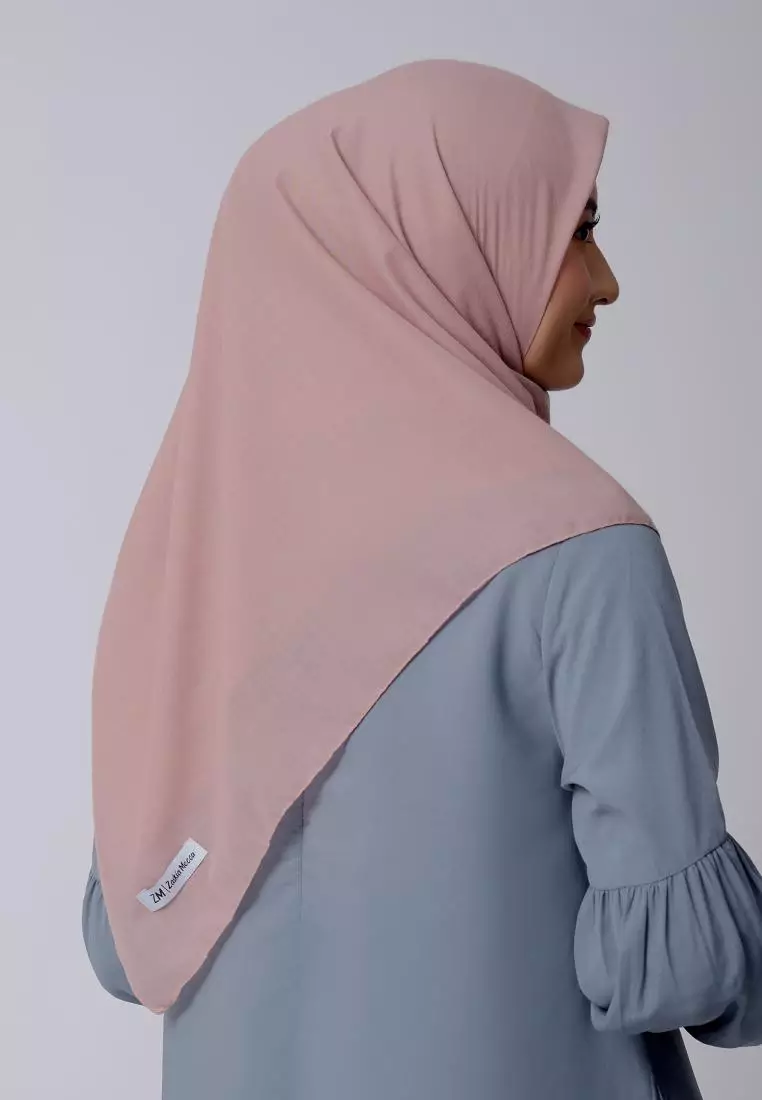 ZM Zaskia Mecca - Shiza Shade Of Brown Cafe Kerudung Segi Empat