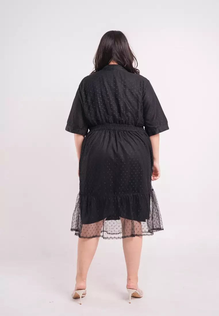 Plus Size Party Dress Juliette Black
