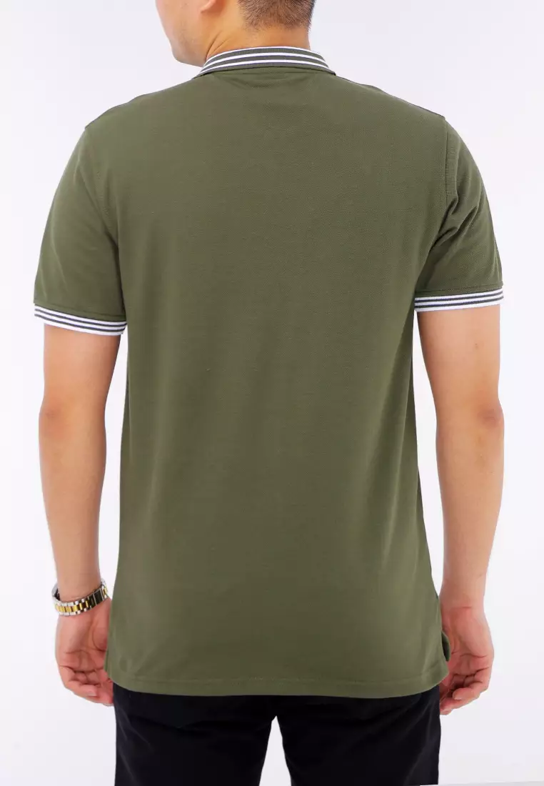 Cvc Collared Shirt Pique