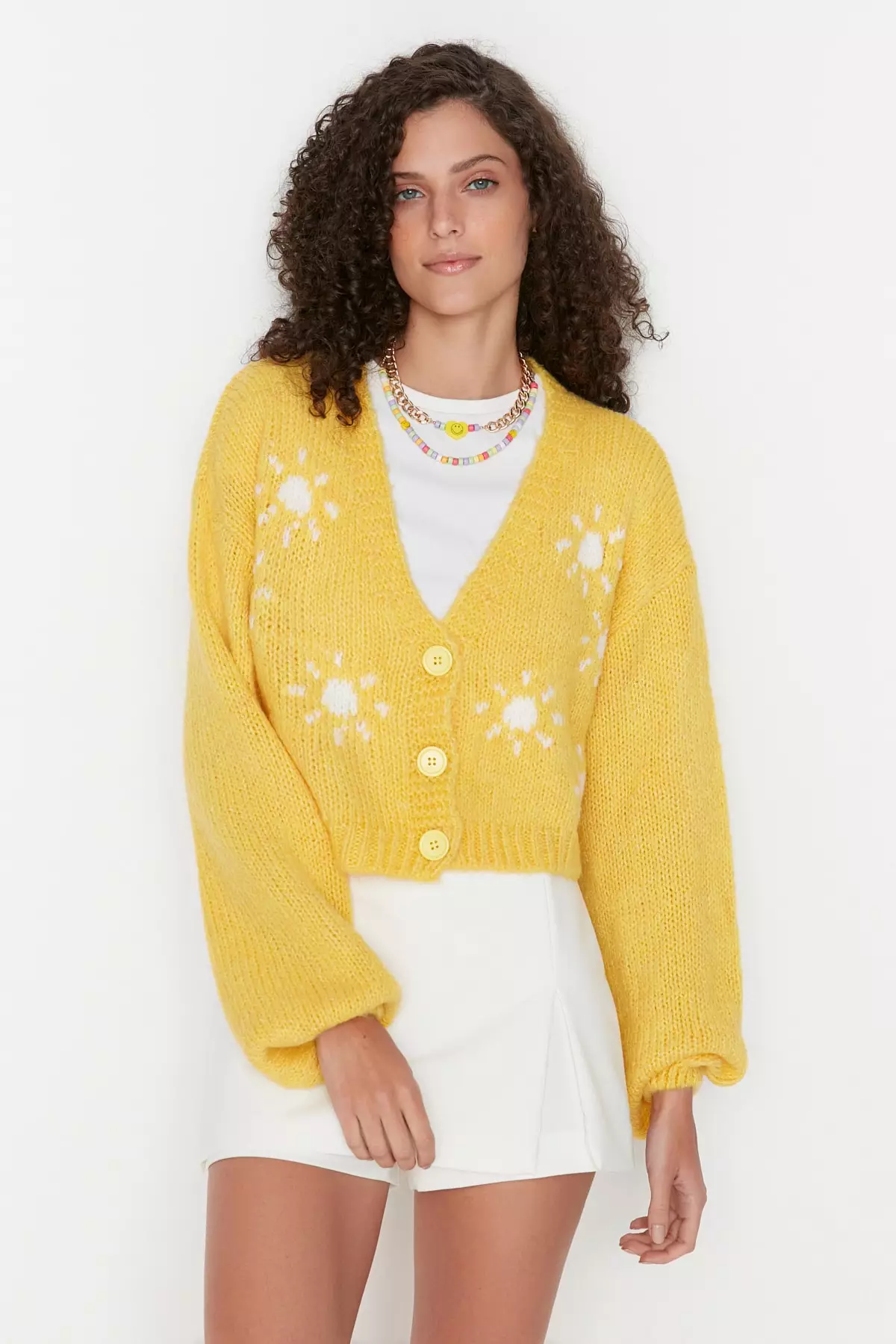 Buy deals yellow cardigan