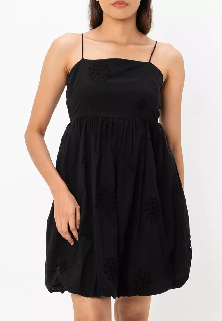 Buy ONLY Billie Short Embroidered Balloon Dress 2026 Online