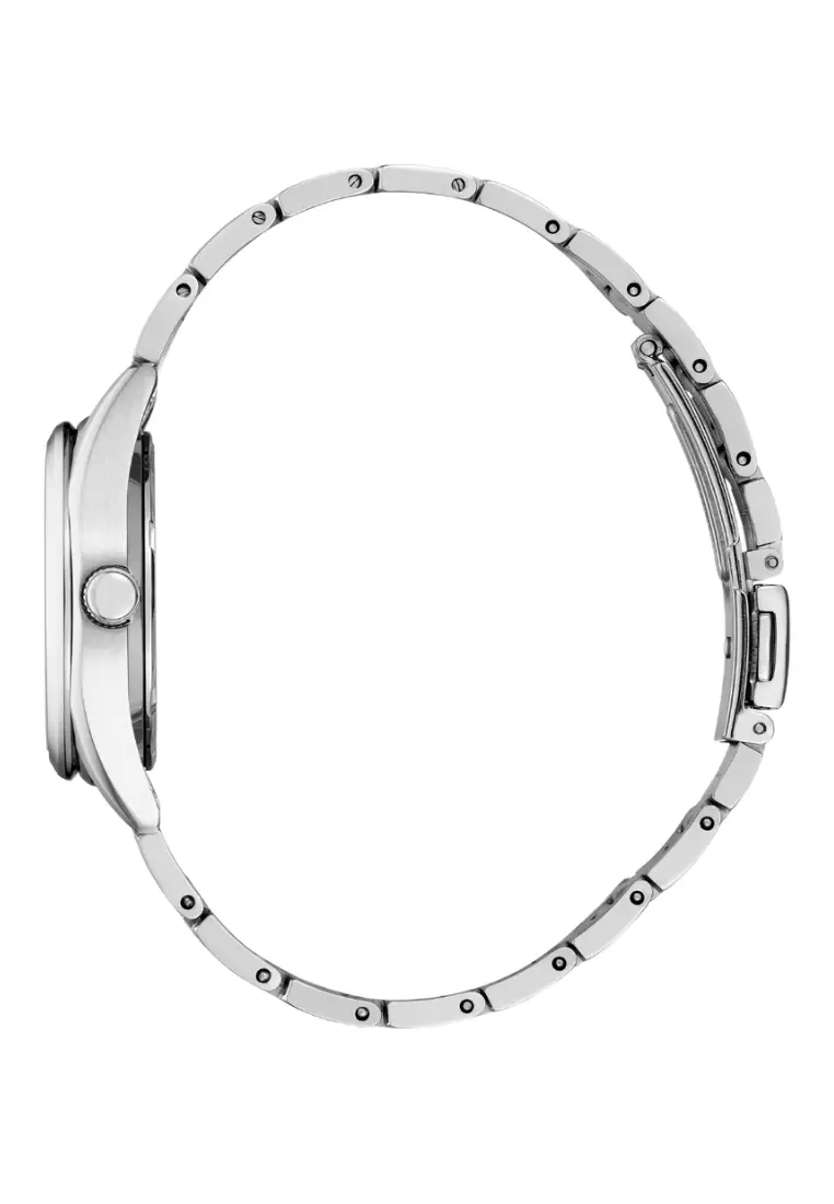 Seiko Lady Essentials Collection Olive Green Sunray Dial Sapphire Crystal Glass Quartz Watch SUR533P1