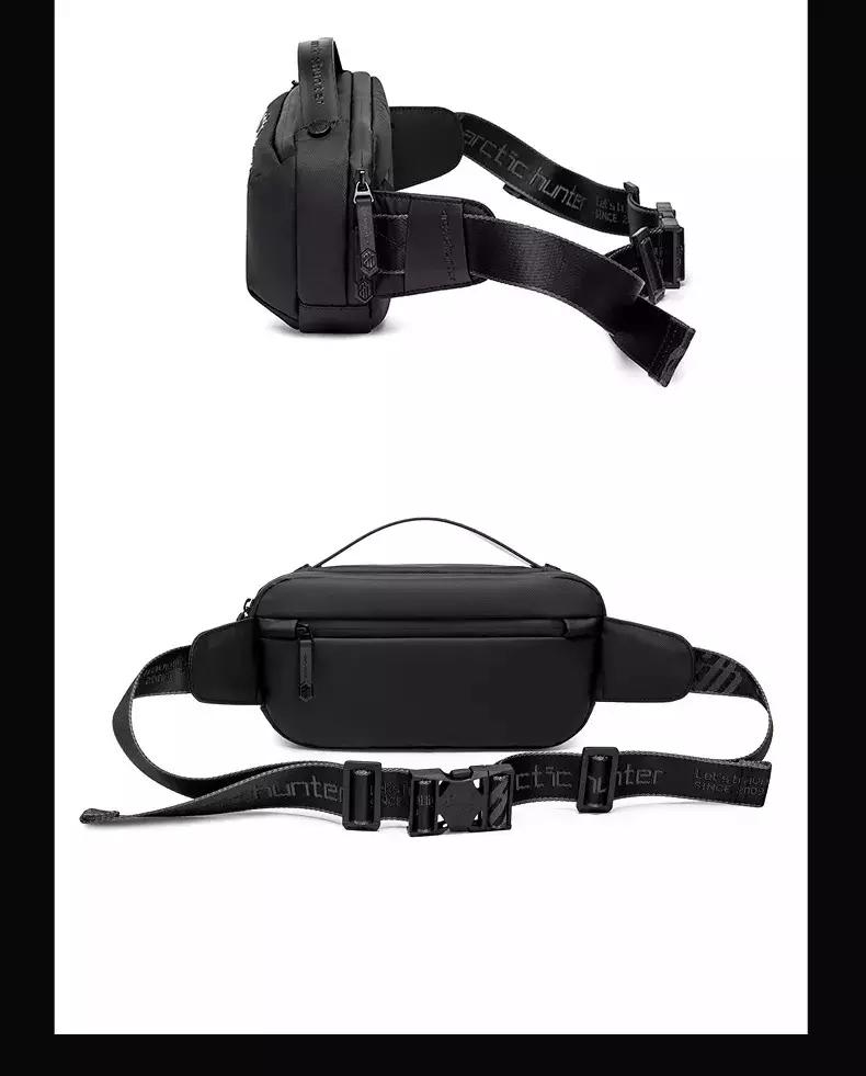 Arctic Hunter Y00020 Tas Selempang Pria WaistBag Pria Sling Bag Pria - BLACK