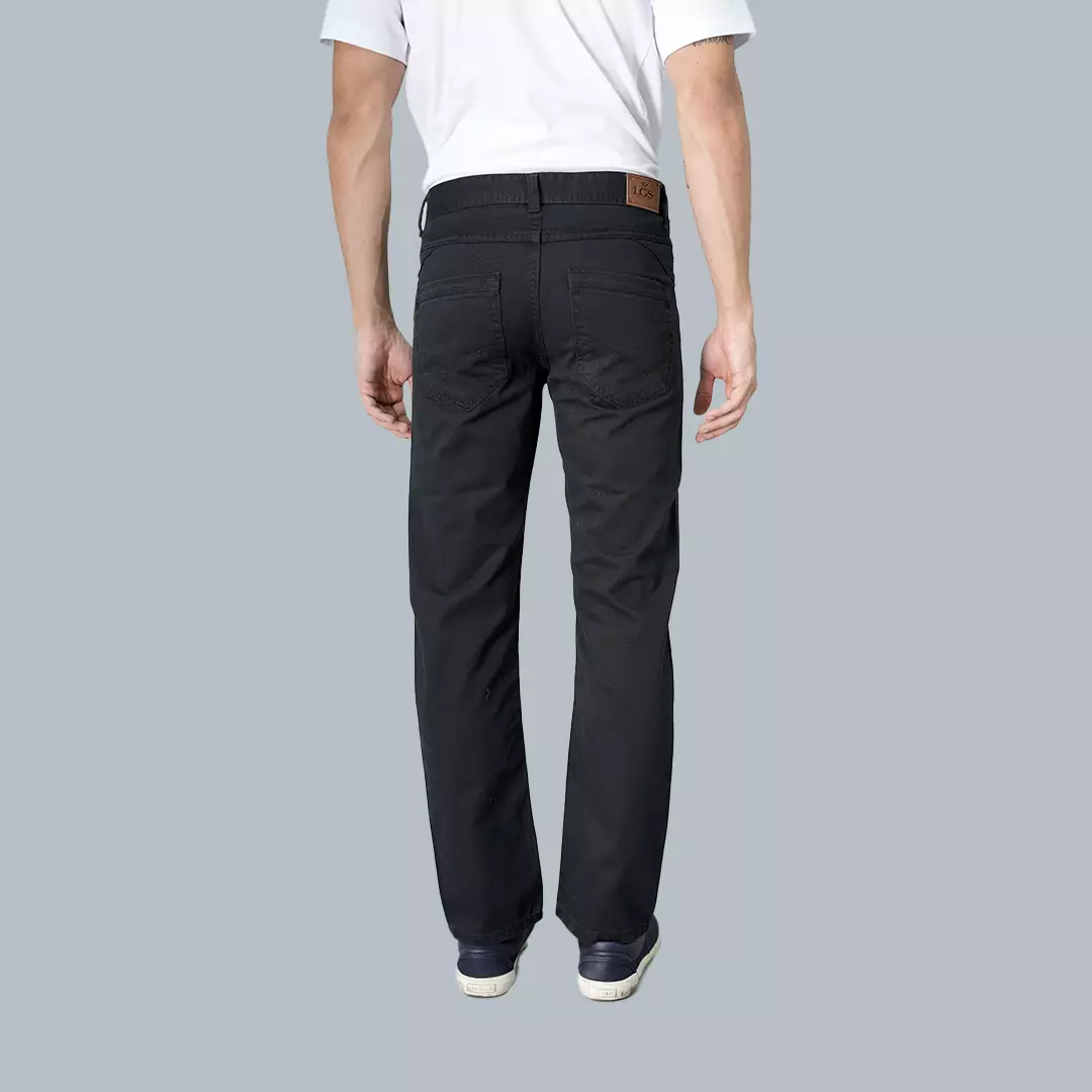 LGS - Celana Panjang Chinos - Double Pocket - Hitam - Regular Fit - CCT.787.054.003.C