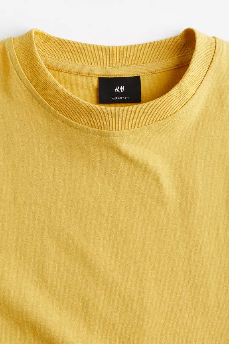Yellow t shirt h&m online
