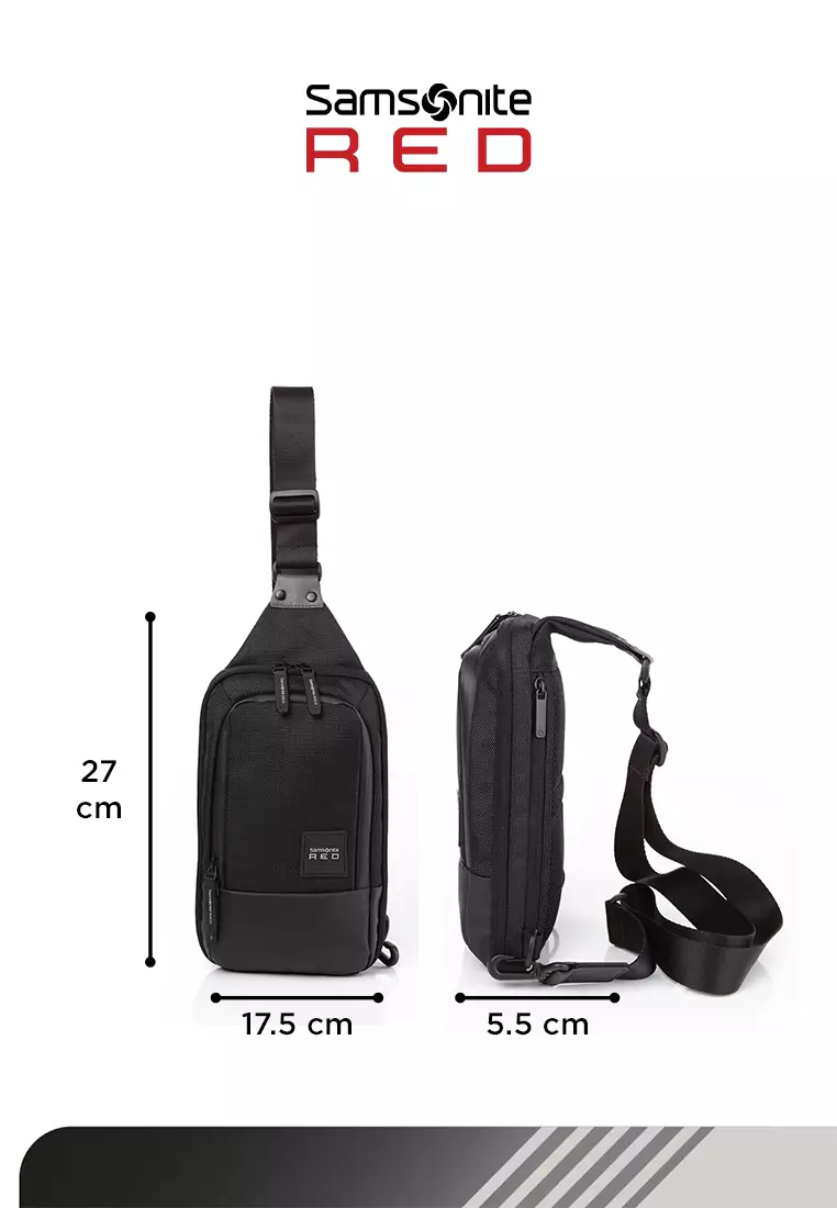 Samsonite Red Cadiaz Sling Bag Black