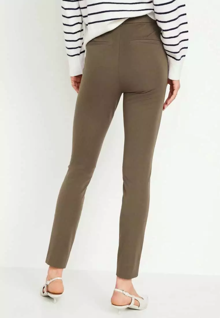 High-Waisted Pixie Skinny Ankle Pants For Women