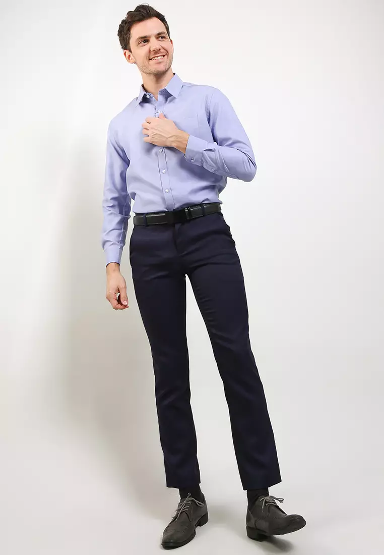 Oxford Soft Touch Long Sleeves Slim Fit Royal Series No. 03
