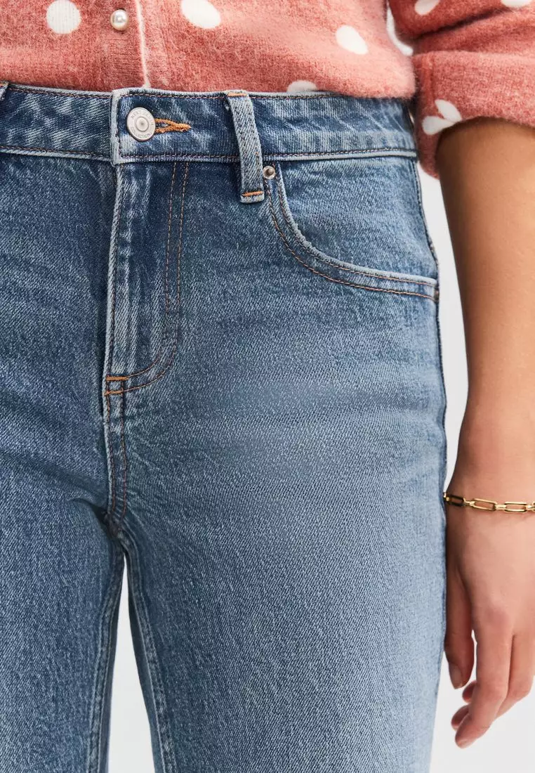 Knee Length Bermuda Denim Shorts