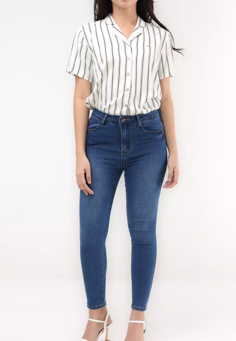 Cropped Skinny High Waist