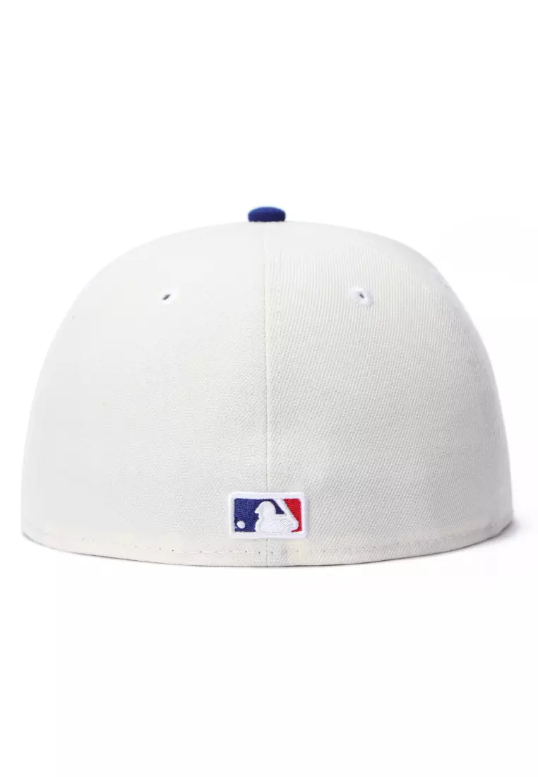 NE Los Angeles Dodgers Upside Down Dark Royal 59FIFTY Fitted Cap