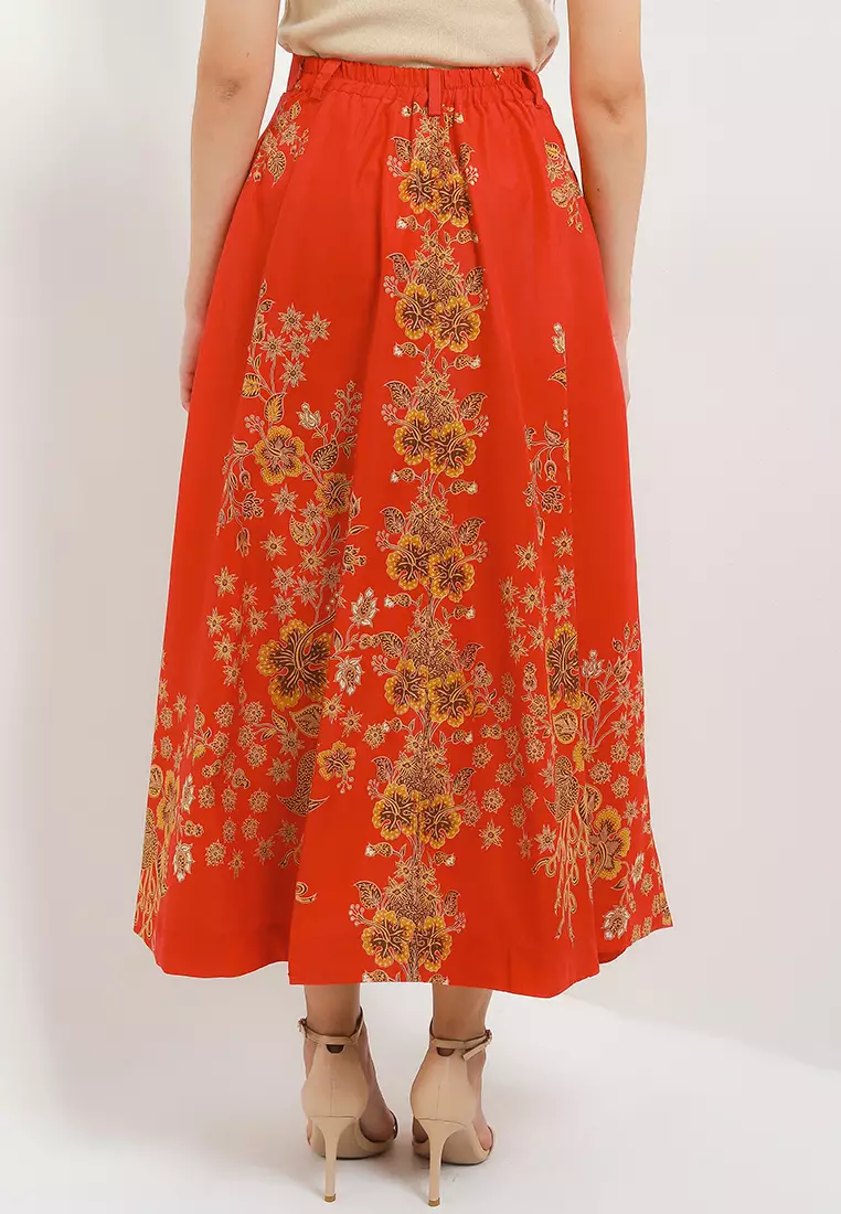 Elastic-Waisted Long Skirt Alaia+Lining Tricot(Tt)