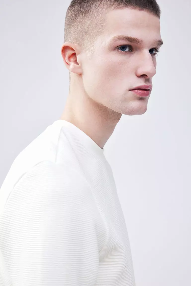 Regular Fit Ribbed T-shirt