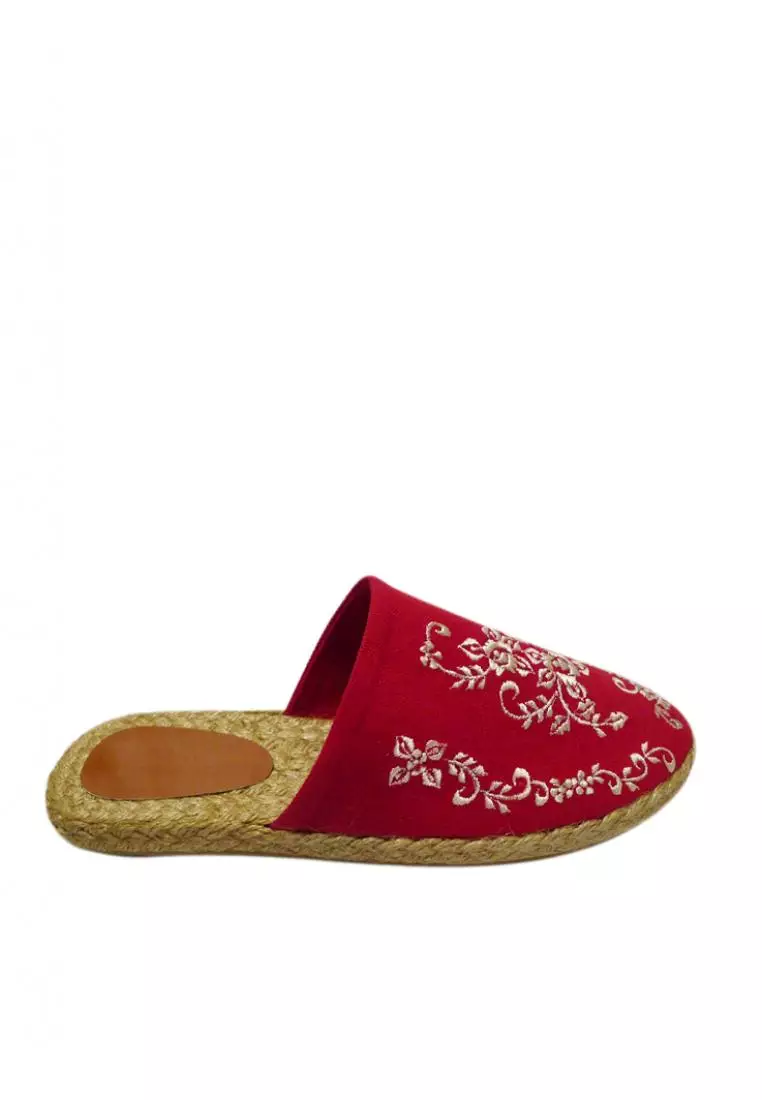 Discount on Padron  shoes - SKU: Letizia Embroidered Espadrilles