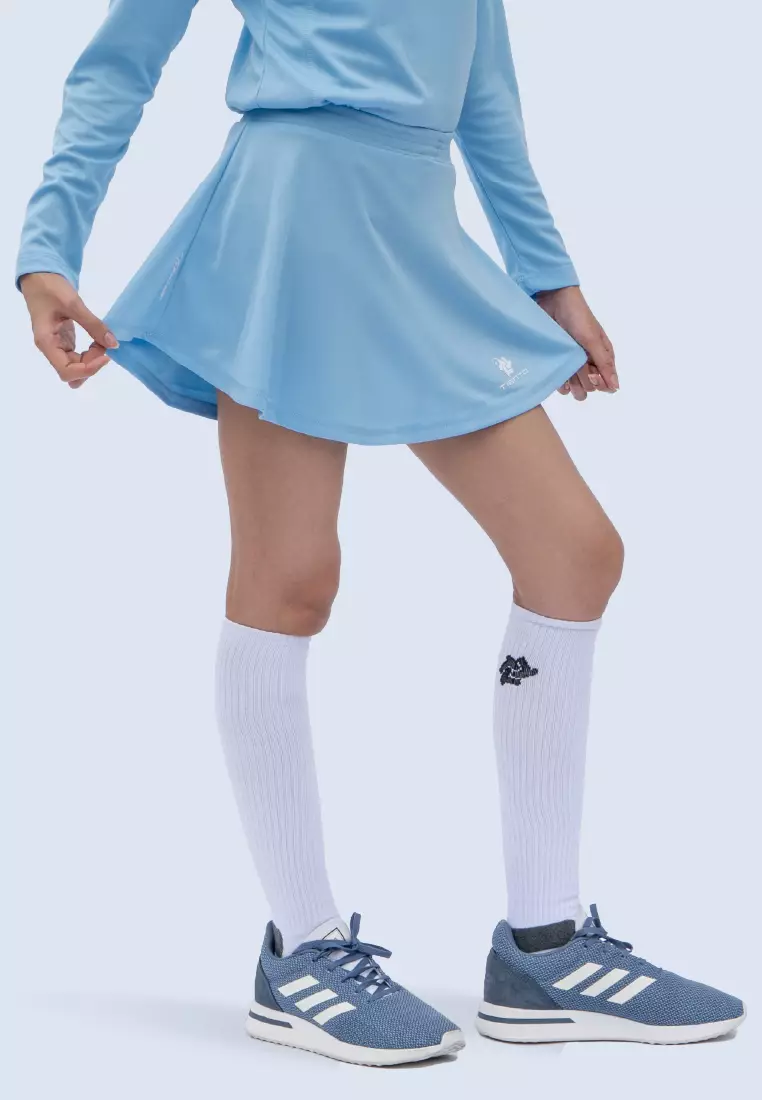 Tiento Rok Celana Olahraga Wanita Legging Pendek 2in1 Running Gym Yoga Lari