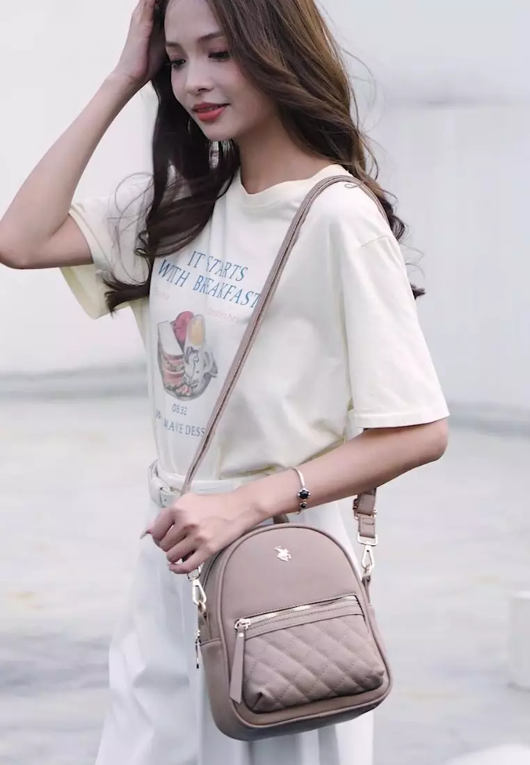 Women's Backpack - Camel