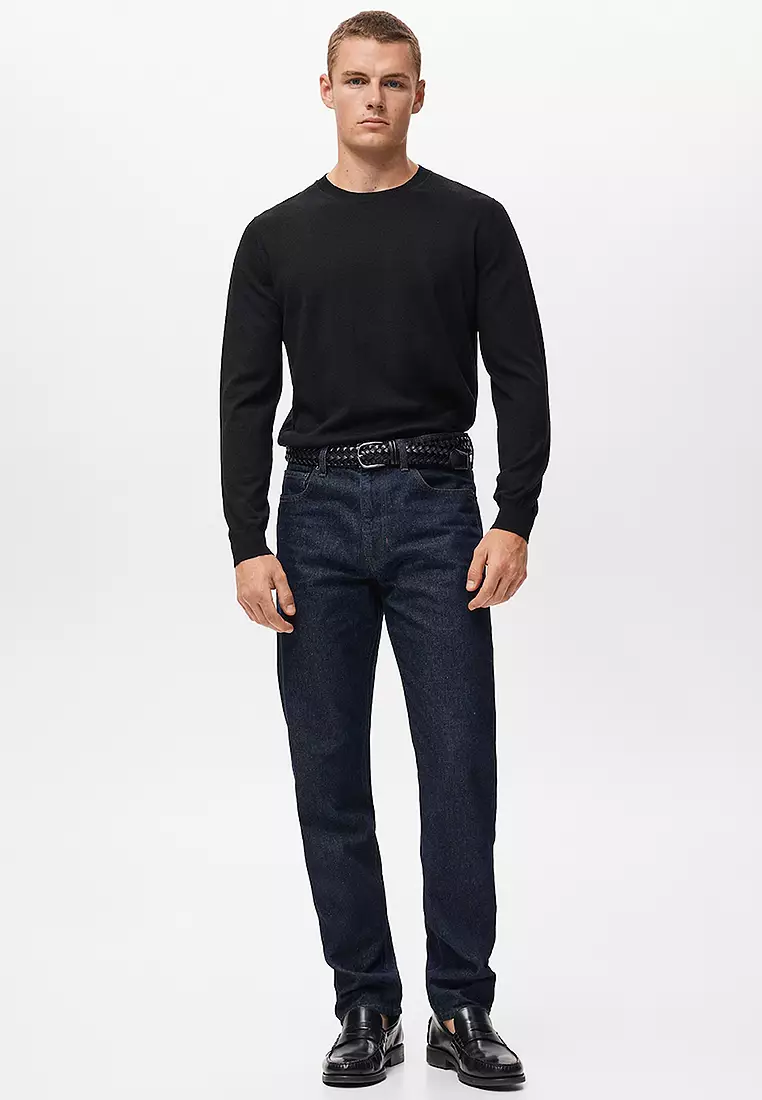 100% Merino Wool Crew Neck Sweater