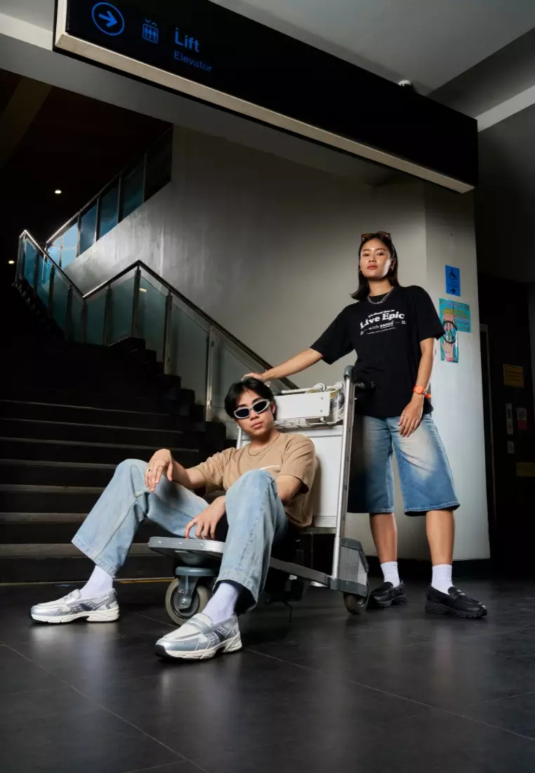 BRODO - Sneakers Ace Neptune Loafers Silver Grey OWS