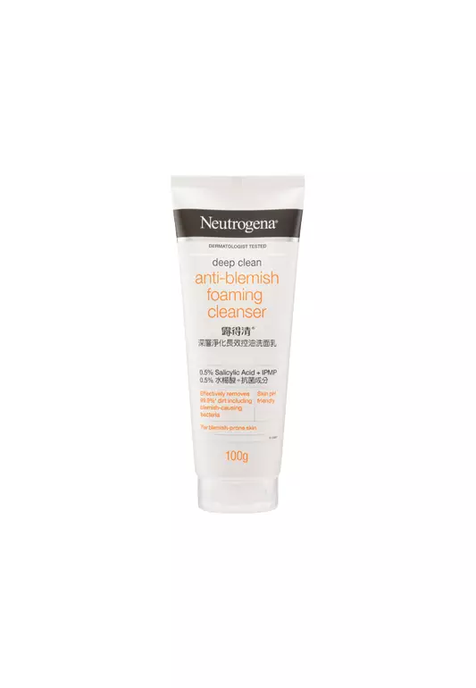 NEUTROGENA Deep Clean Anti-Blemish Foaming Cleanser 100g