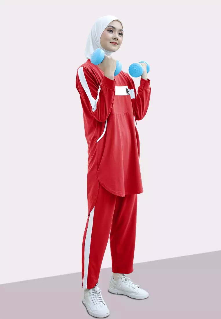 Zelena - Olivia Oneset | Training Set Olahraga Wanita | Baju Olahraga - Cherry