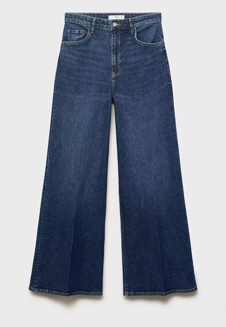 High-Waisted Wide-Leg Jeans