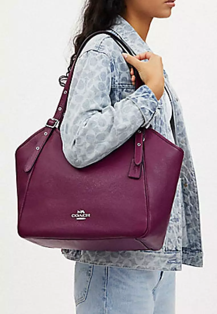 Coach edie clearance dark berry