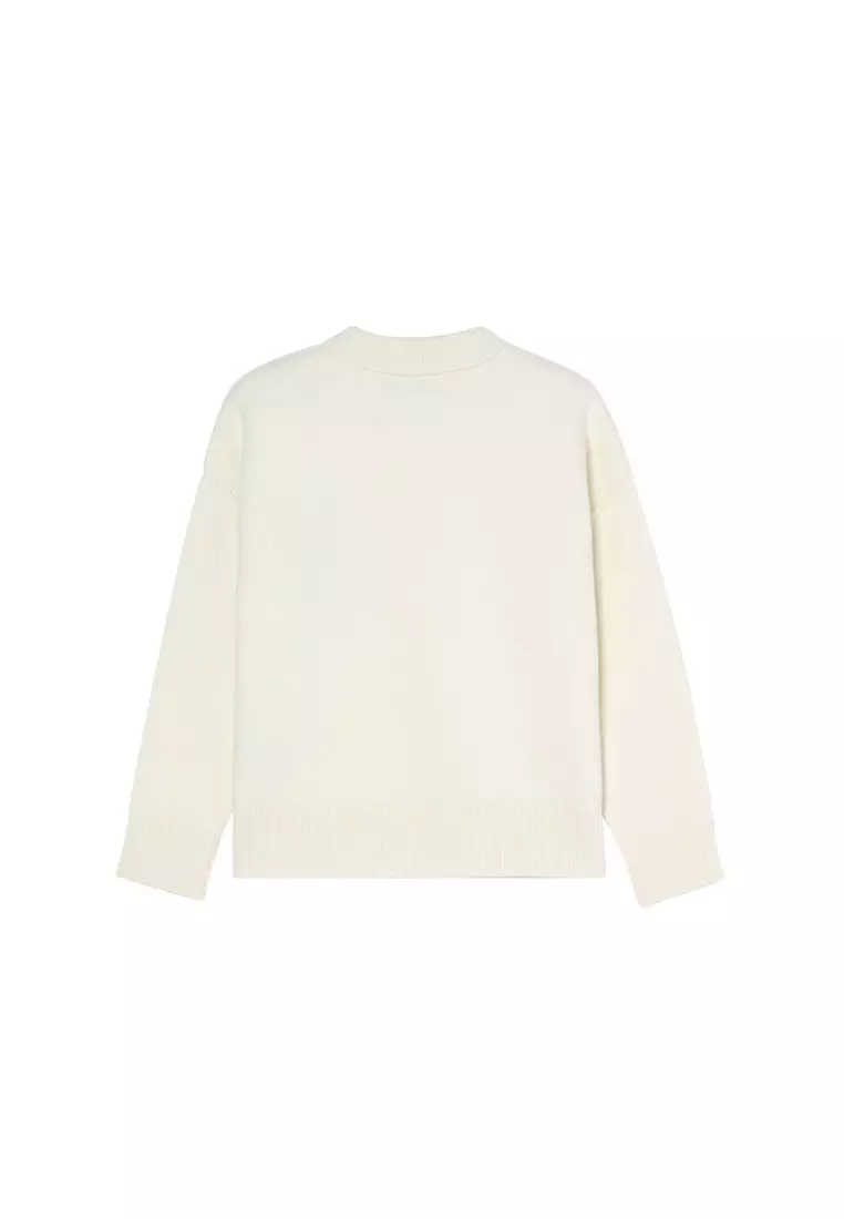 女士毛衫米色H25UKS838018