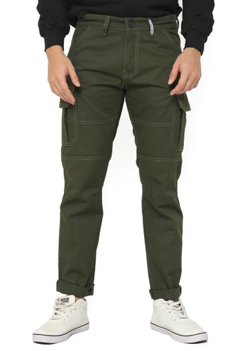 Jual Oliveinch Cargo Fardolf Green Army Original Zalora Indonesia
