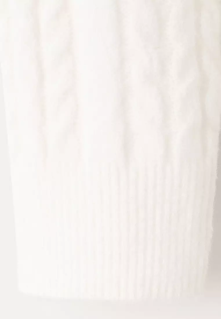 Knitted Braided Cardigan