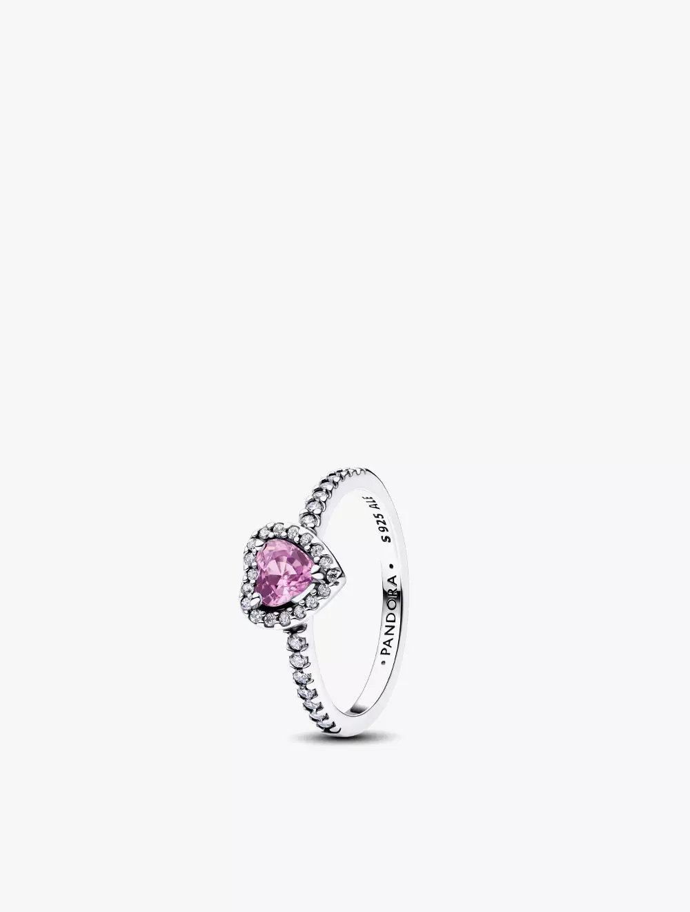 Elevated Light Purple Heart Ring - 50