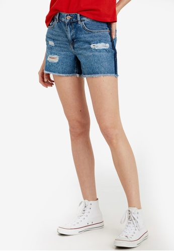 Buy Lc Waikiki Dropped Stitch Detailed Jean Shorts Online On Zalora Singapore