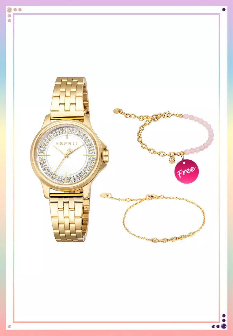 Esprit hot sale bangle watch