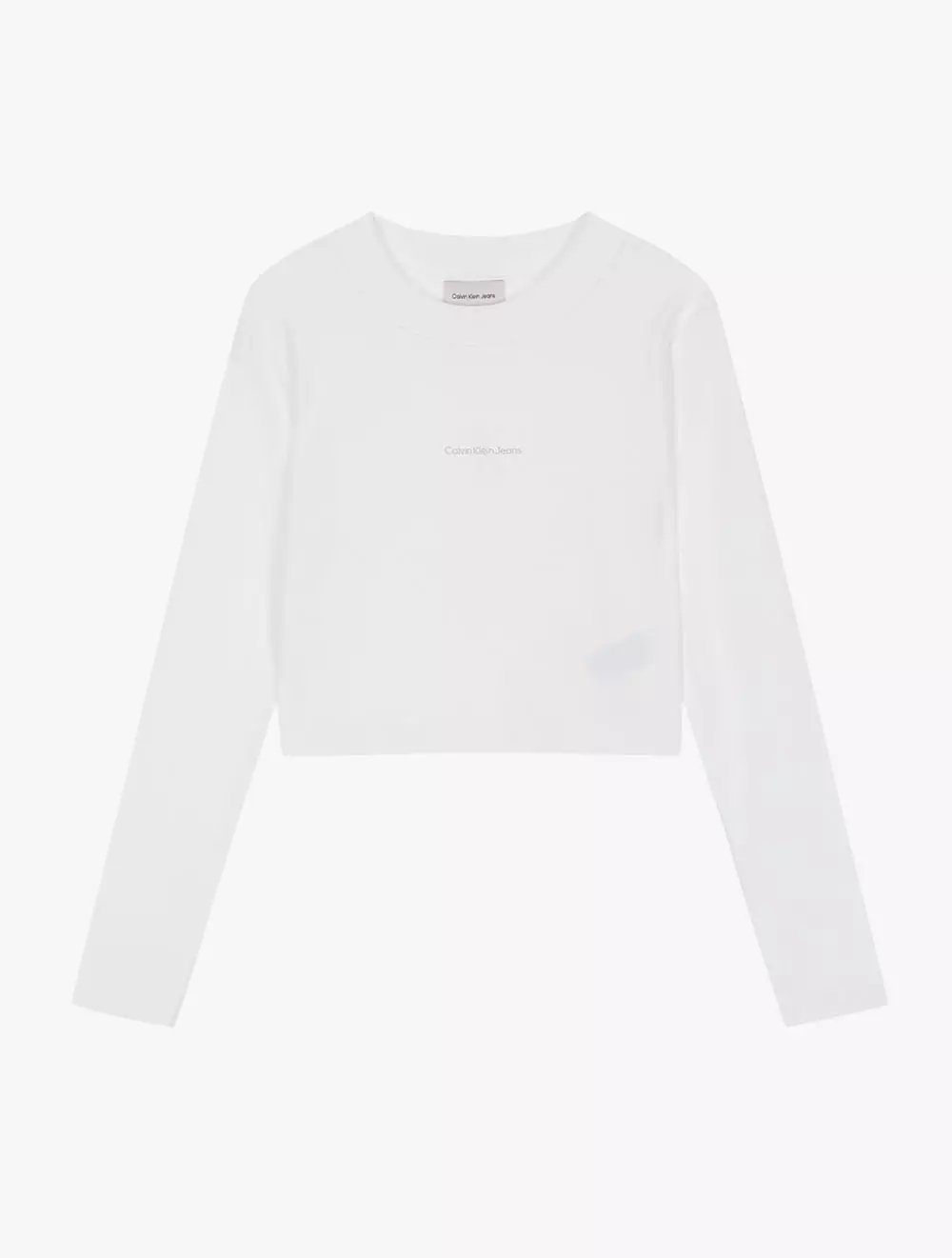 Calvin Klein Jeans - Long Sleeve Monogram Baby Tee - White - white