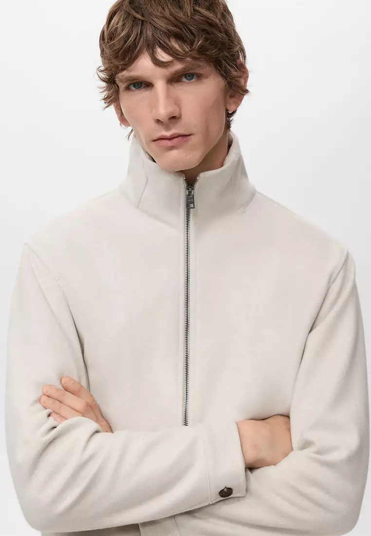 Regular-Fit Jacket with Zip