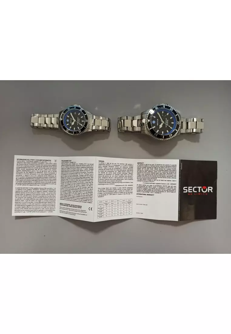 [For Lover] Sector Inter Collection 43mm Couple's Quartz Watches Set R3253161061