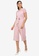 ZALORA WORK 粉紅色 Lace Contrast Jumpsuit DAEA5AACCBD62AGS_4