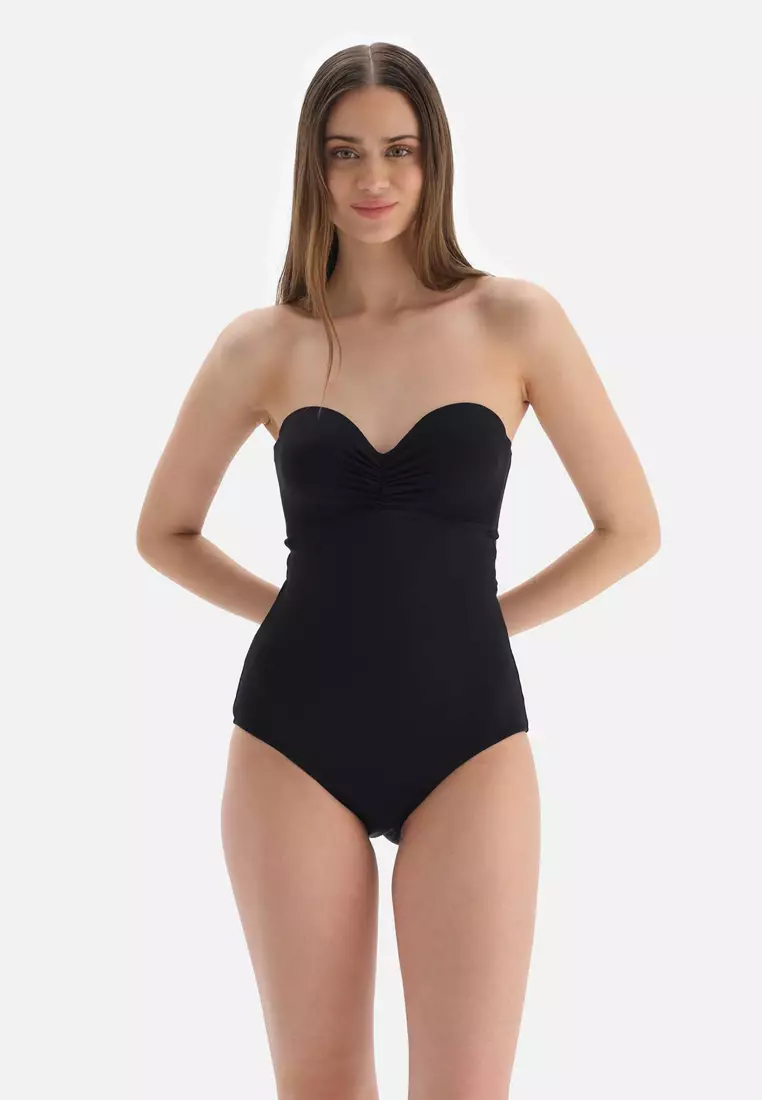 Strapless sale underwire swimsuit